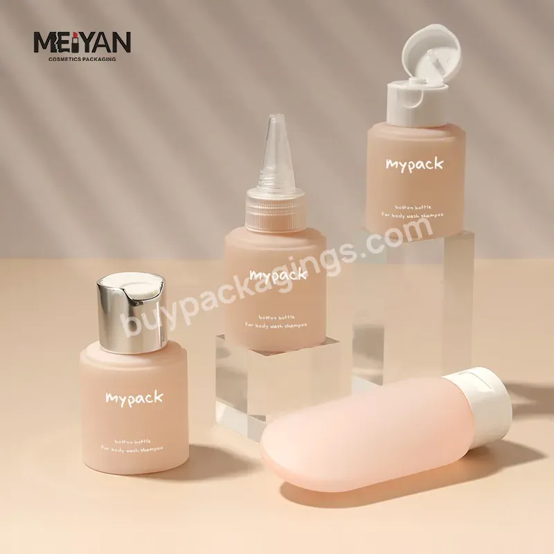 Mypack New Pink Hdpe Plastic 2 Oz Empty Travel Soap Toner Hair Oil Body Wash Bottle With Flip Top Cap 60ml - Buy 60ml Squeeze Bottle,60ml Bottle With Cap,Pink Bottle 60ml.