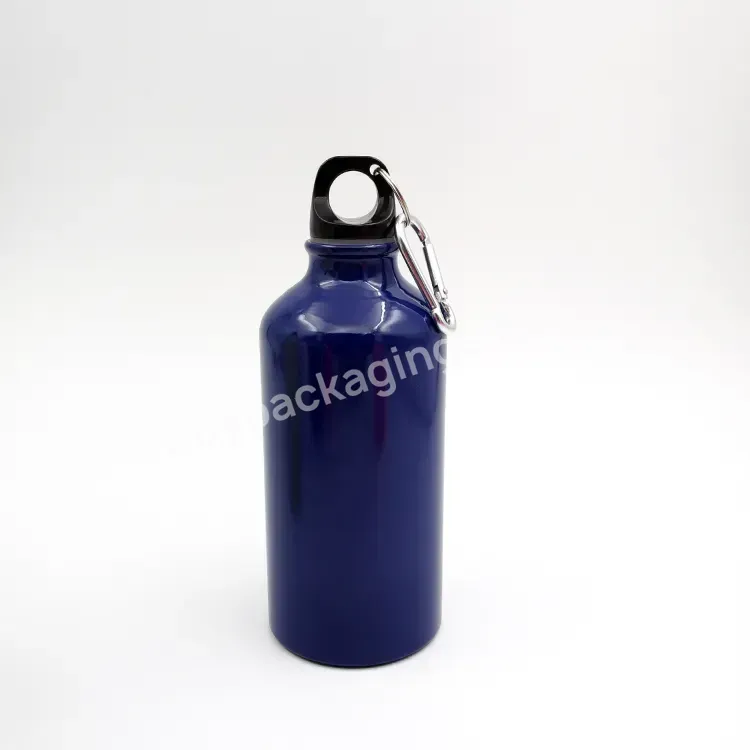Natural Silver Aluminum Sport Water Bottle With Keyring - Buy Aluminum Sport Water Bottles,Sports Water Bottles With Plastic Cover,Stainless Steel Vacuum Flask.