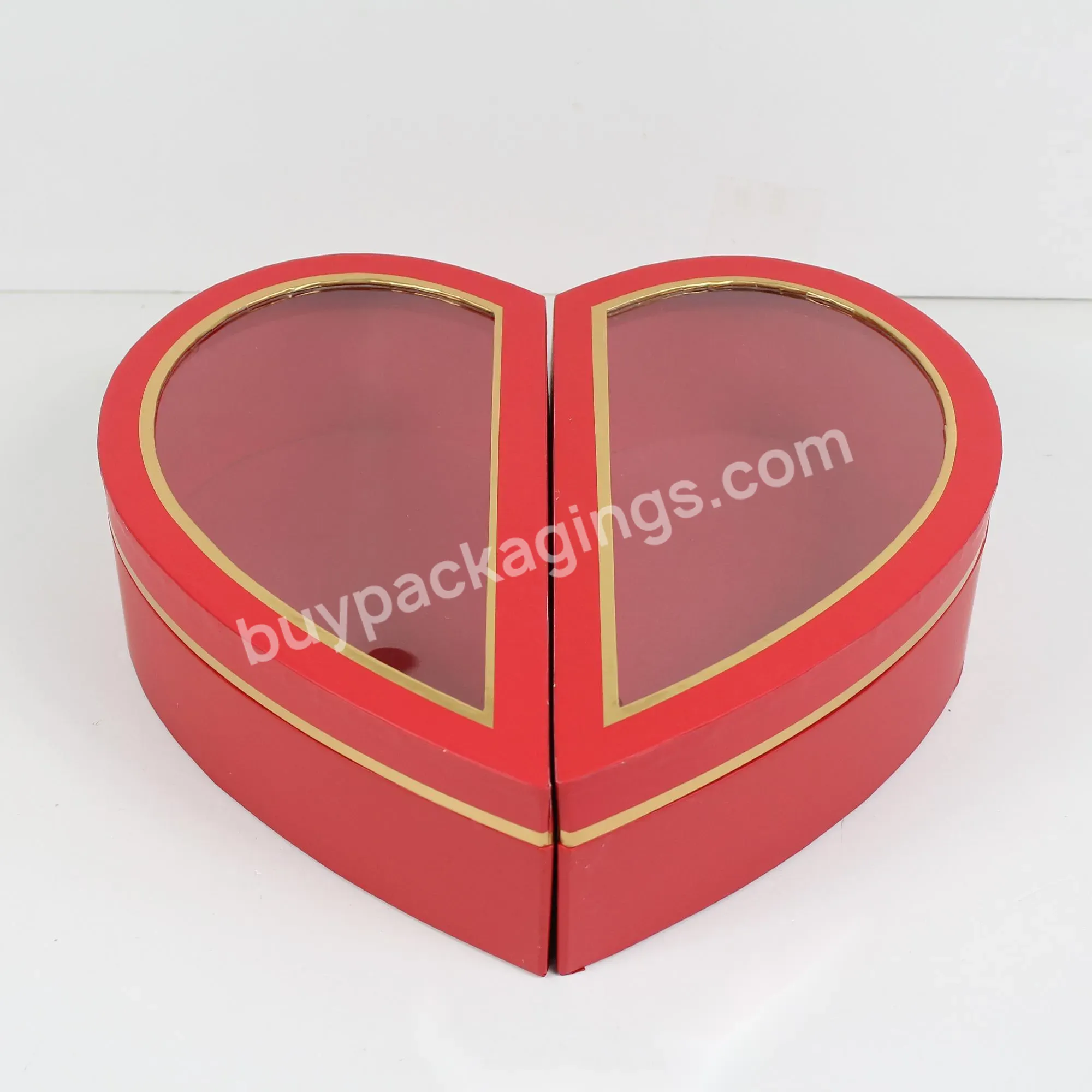 New Arrival 2pcs/set Heart Shaped Flower Gift Paper Box Magnetic Gift Box With Pvc Window - Buy 2pcs/set Heart Shaped Flower Gift Paper Box,Gift Paper Box,Magnetic Gift Box With Pvc Window.