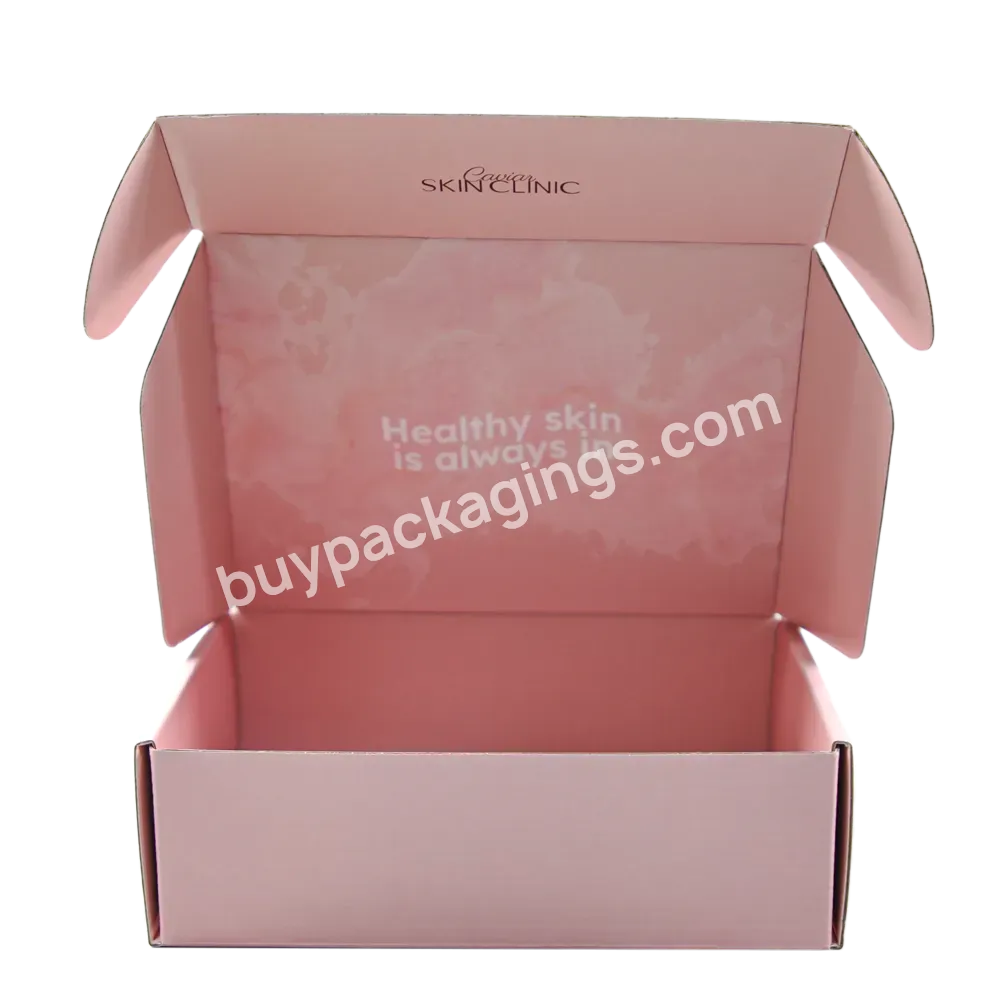 New Arrival Custom Pink Color Customized Size Corrugated Mailer Paper Gift Box - Buy Pink Color Paper Gift Box,Mailer Paper Box,Corrugated Mailer Box.