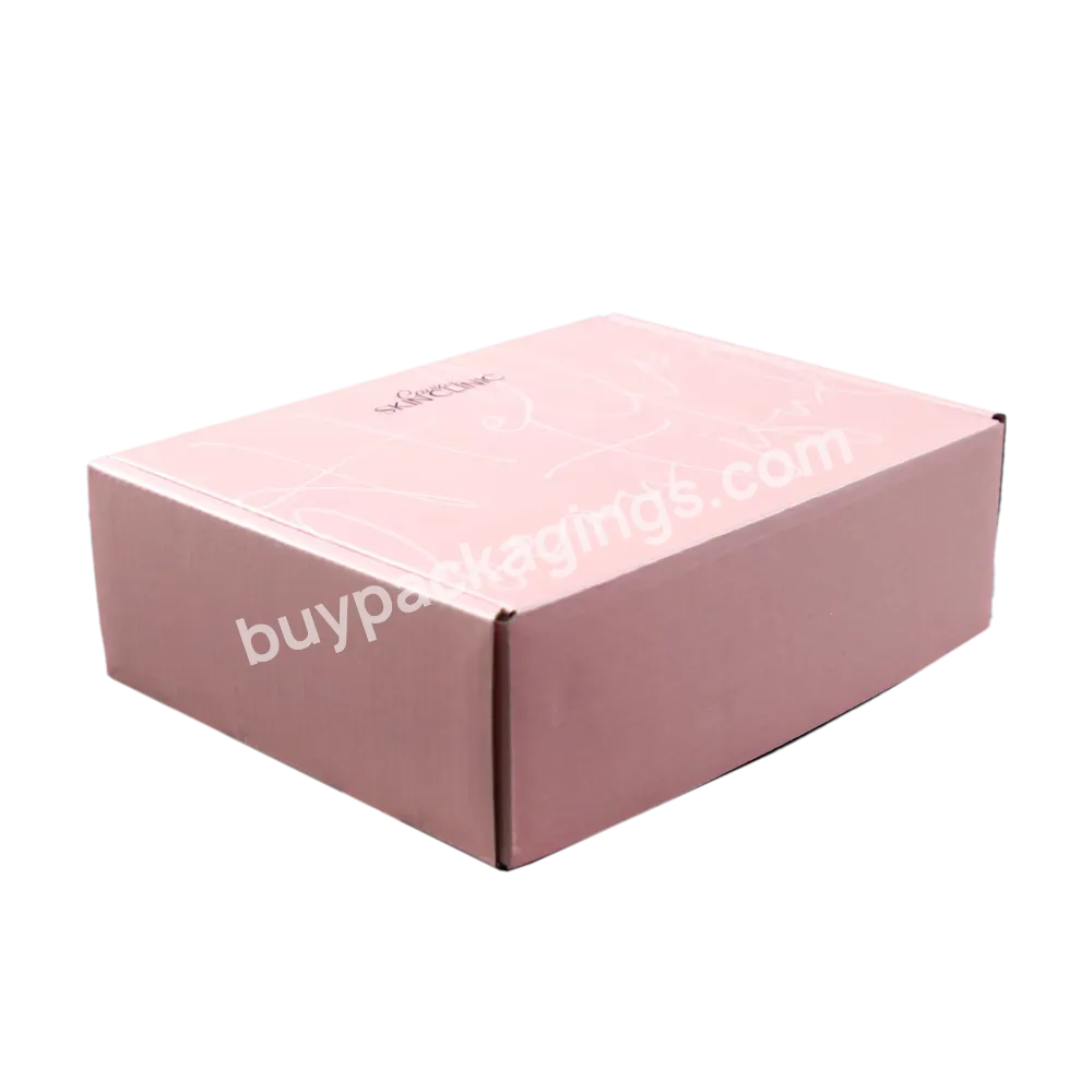 New Arrival Custom Pink Color Customized Size Corrugated Mailer Paper Gift Box - Buy Pink Color Paper Gift Box,Mailer Paper Box,Corrugated Mailer Box.