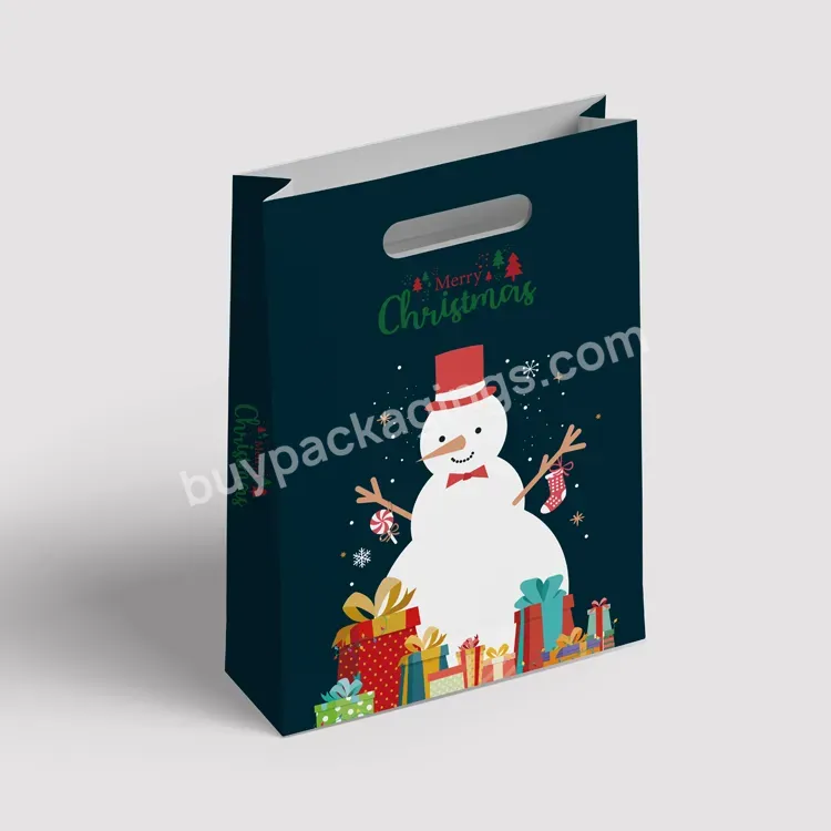 New Arrival Hot Sale Holiday Luxury Gift Paper Christmas Bag Logo Paper Shopping Bags - Buy Paper Shopping Bags,Custom Christmas Gift Bag Packaging,Wholesale Christmas Packing Bag.