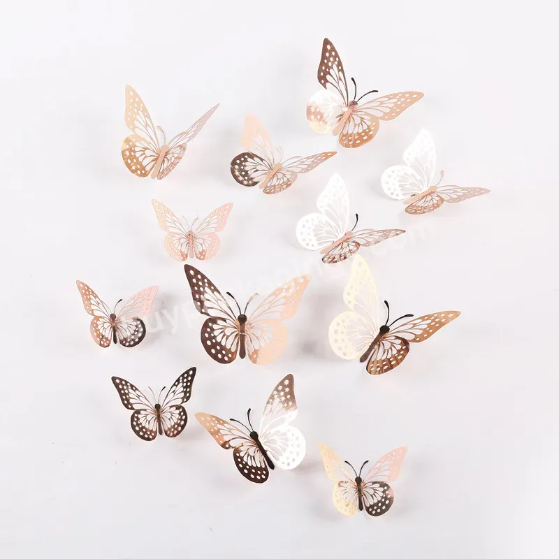 New Bouquet Butterfly Decoration Flower Shop Party Supplies Pvc Three-dimensional Butterfly - Buy Christmas Butterfly Decoration,Bouquet Butterfly Decoration,Butterfly Party Decorations.