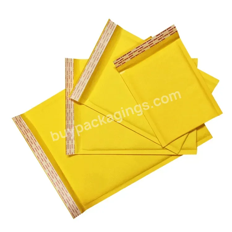 New Design Biodegradeable Kraft Paper Envelope Bubble Mailer Bag For Shipping - Buy Bubble Mailer Padded Envelopes,Kraft Paper Bubble Bag,Kraft Paper Bubble Envelope.