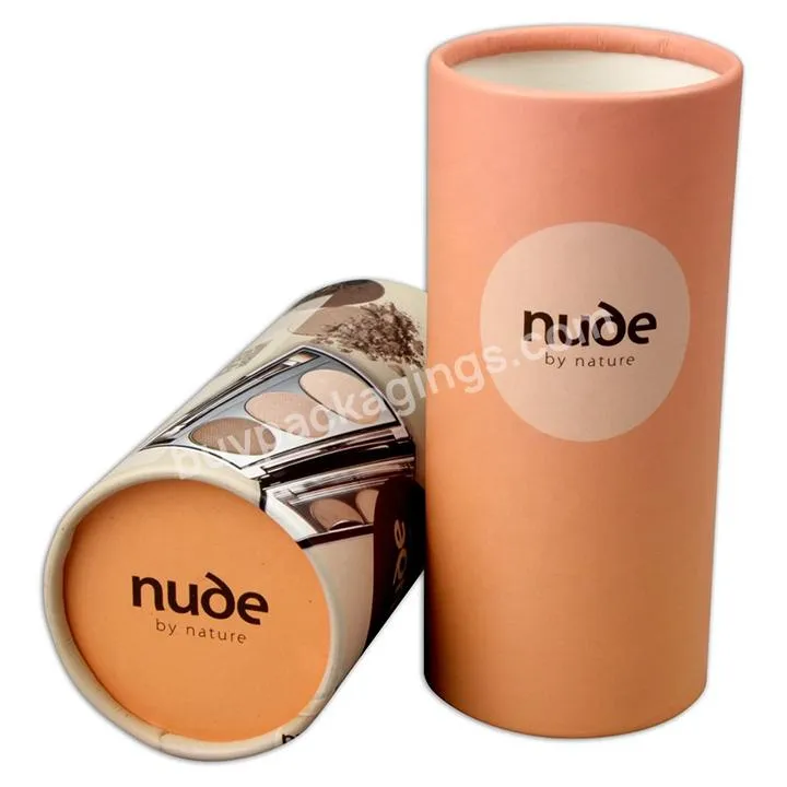 New Design Cardboard Square Package Luxury Custom Logo Cylinder Packaging Tube Paper Round Box Gift Packaging Paper Tube