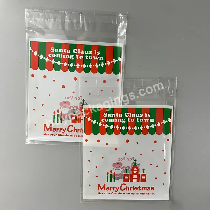 New Design Cheap Printed Transparent Plastic Bag Christmas Biscuit Gift Packaging Opp Bag - Buy Self Adhesive Plastic Bag,Opp Plastic Bag,Clear Plastic Bag.