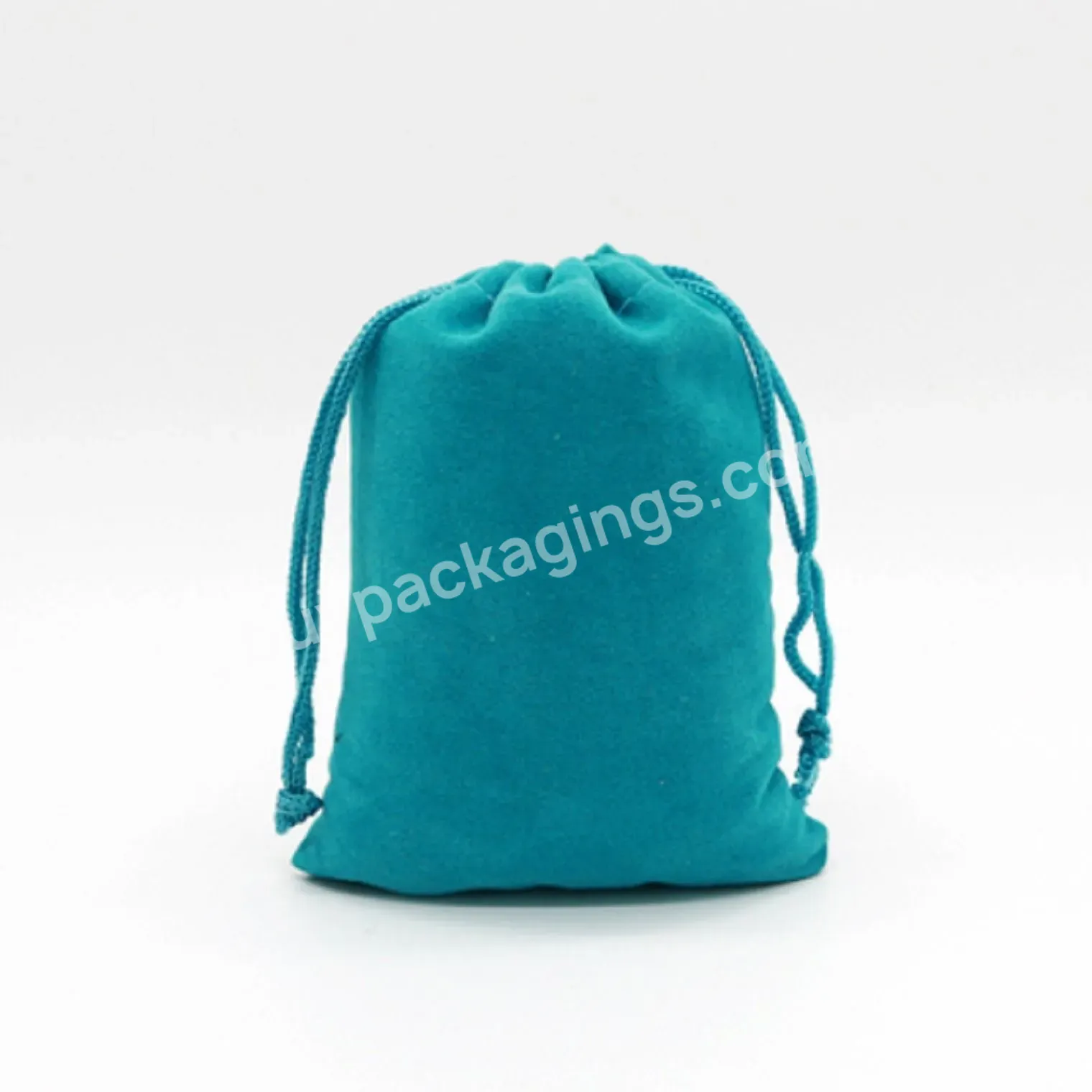 New Design China Maker Custom Super September Drawstring Polyester Bag Flannel Bags With Custom Logo