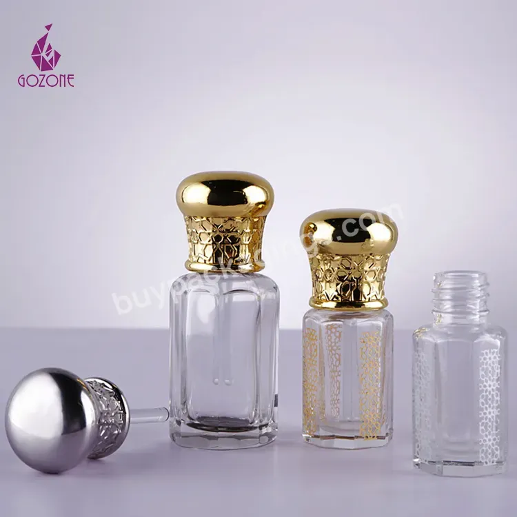 New Design Decorative Arabian Perfume Oil Essential Oil 3ml Arabic Attar Empty Bottle - Buy Empty Perfume Bottle Oil,Perfume Oil Glass Bottle,Small Glass Bottles For Essential Oils.