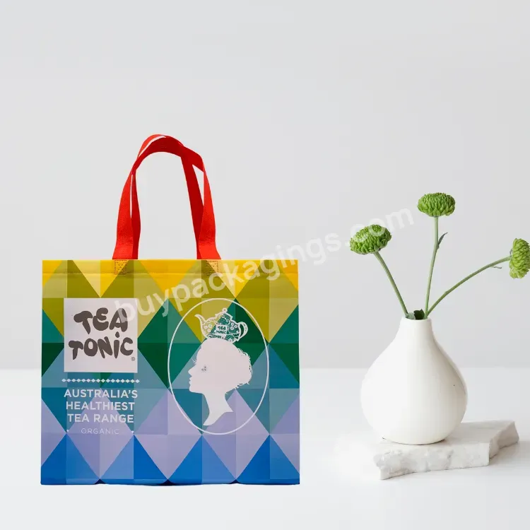 New Design Eco-friendly Reusable Waterproof Customized Logo Non Woven Shopping Bag With Handle - Buy Eco-friendly Shopping Bag,Non Woven Bag,Customized Shopping Bag.