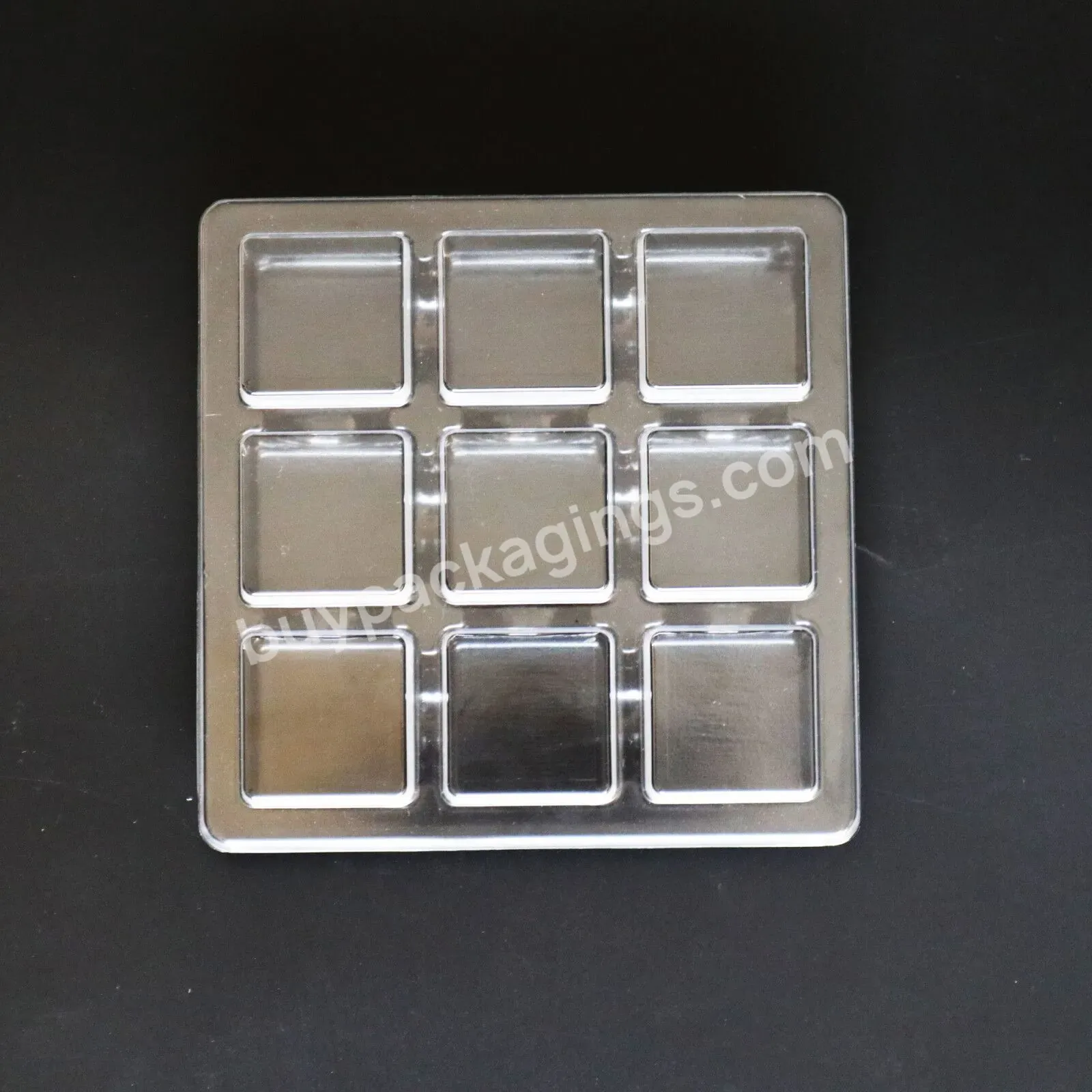 New Design Luxury Praline Chocolate Box Packaging Gift Box With Black Tray Clear Lid - Buy Chocolate Packaging Box,Chocolate Box,Store Dessert.