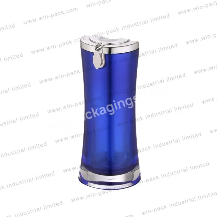 New Design Luxury Unique Acrylic Cosmetic Bottle Round Shape Manufacturers For Skincare Bottle Cream Jar 50ml 15ml 30ml