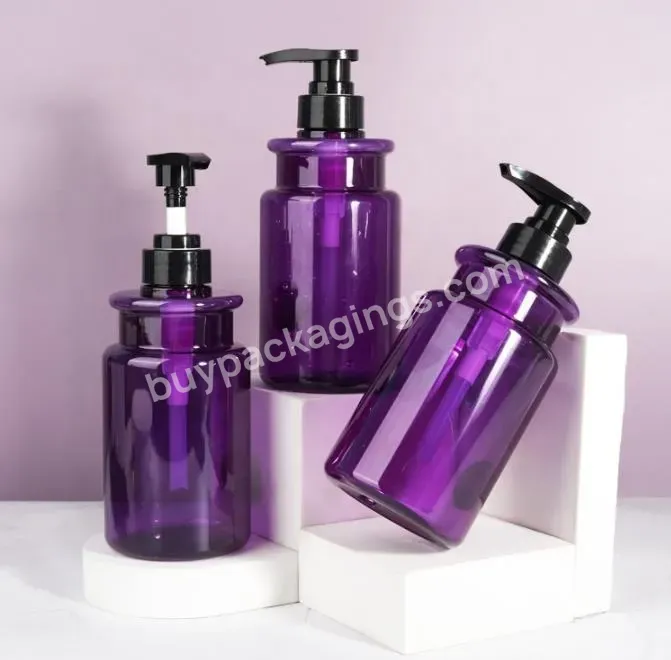 New Design Purple Eco Friendly Body Wash Bottle Dispenser Bottle Pet Bottle Mould 500ml - Buy Body Wash Dispenser Bottle,Eco Friendly Body Wash Bottle,Pet Bottle Mould 500ml.