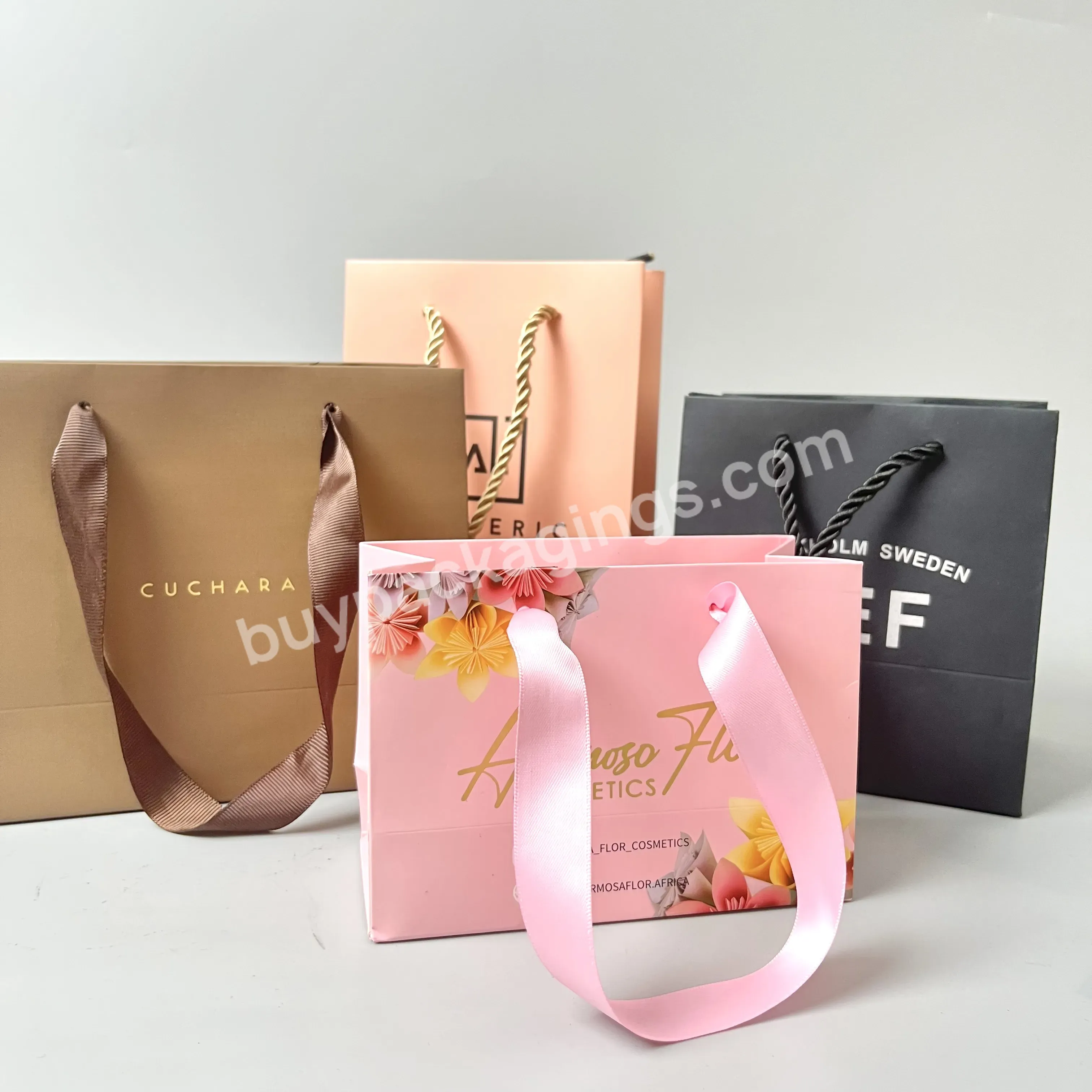 New Design Small Size Jewelry Packaging Paper Bags - Buy Paper Packaging Bags,Clothing Shopping Bags,Custom Logo Packaging Bags.