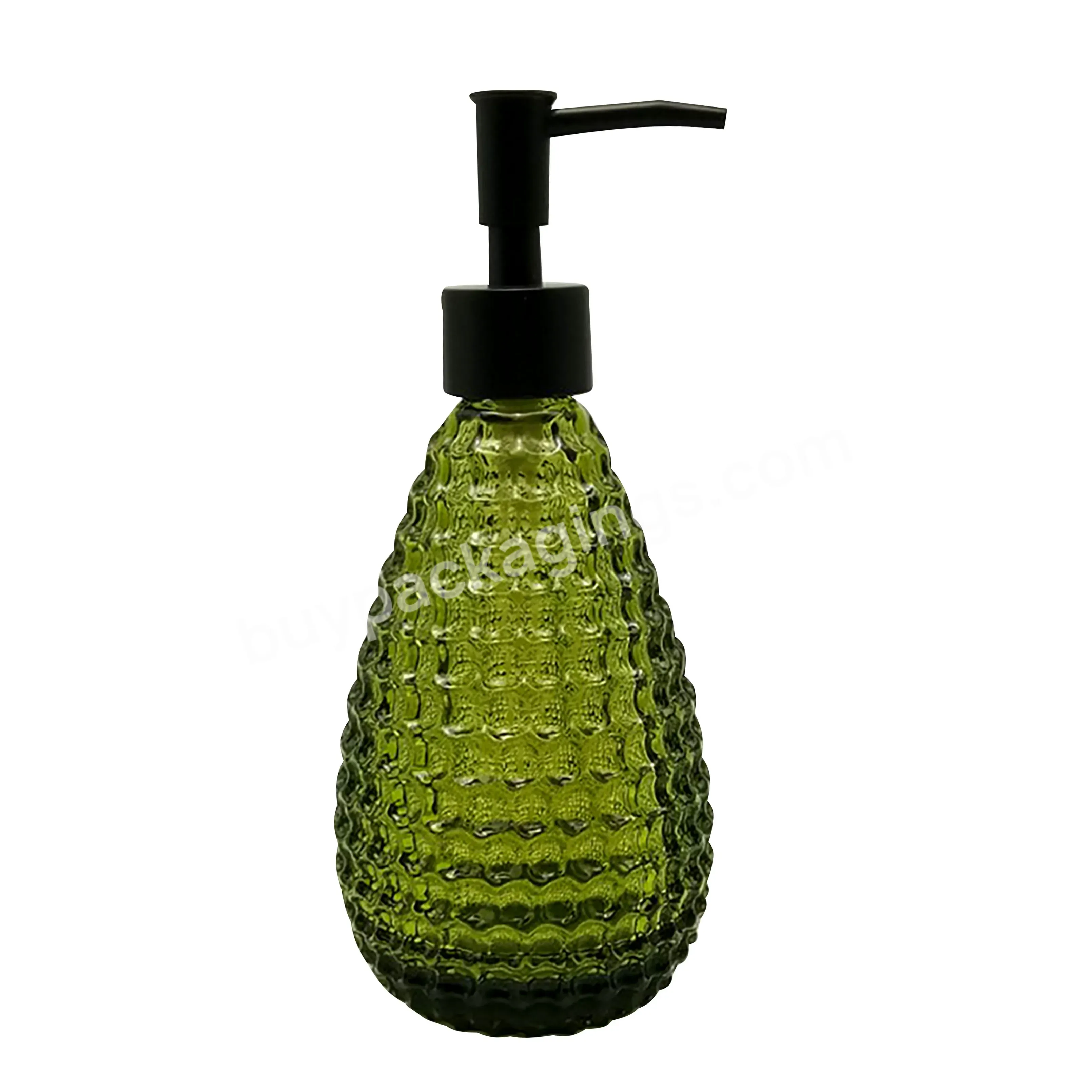 New Green Utensil Vintage Embossed Glass Hand Sanitizer Bottle Colored Glass Mouthwash Cup - Buy New Utensil Green Vintage Embossed Glass Bottle,Hand Sanitizer Bottle,Colored Glass Mouthwash Cup.