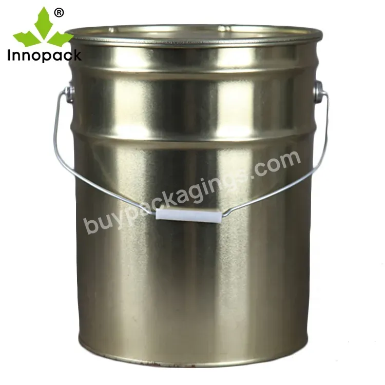 New Hot Selling Eco-friendly Made In China Products 18l Metal Bucket With Lid For Chemical - Buy Galvanized Metal Buckets,Tin Bucket/pail With Metal,Metal Paint Bucket.