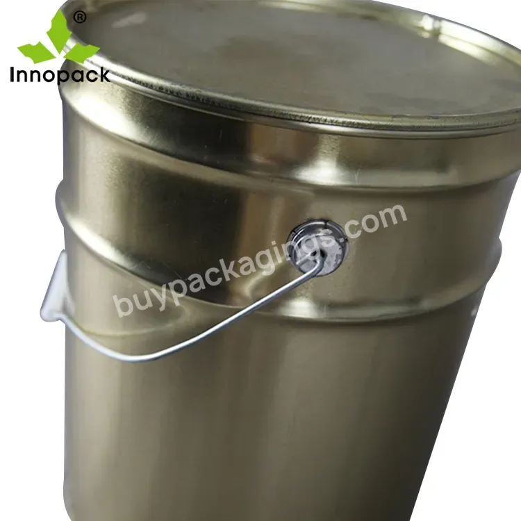 New Hot Selling Products 18l Metal Bucket With Lid For Chemical - Buy Galvanized Metal Buckets,Tin Bucket/pail With Metal,Metal Paint Bucket.