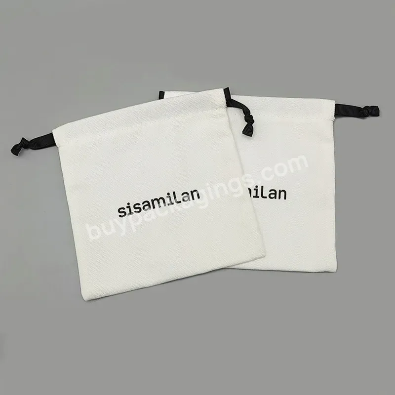 New Model Customized Drawstring Bag Cotton Candle Bag Cotton Drawstring Bag