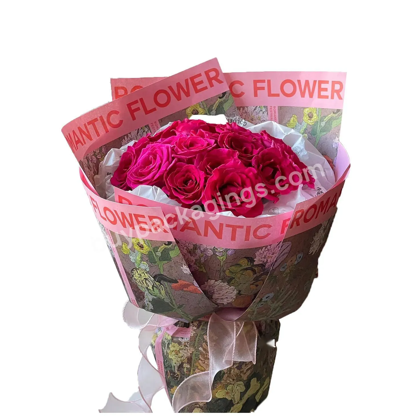 New Products 10pcs/pack Oil Painting Atmosphere Paper Flower Wrapping Paper Gift Wrapping Paper For Flower Shop - Buy New Products 10pcs/pack Oil Painting Atmosphere Paper Flower Wrapping Paper,Flower Wrapping Paper,Gift Wrapping Paper.