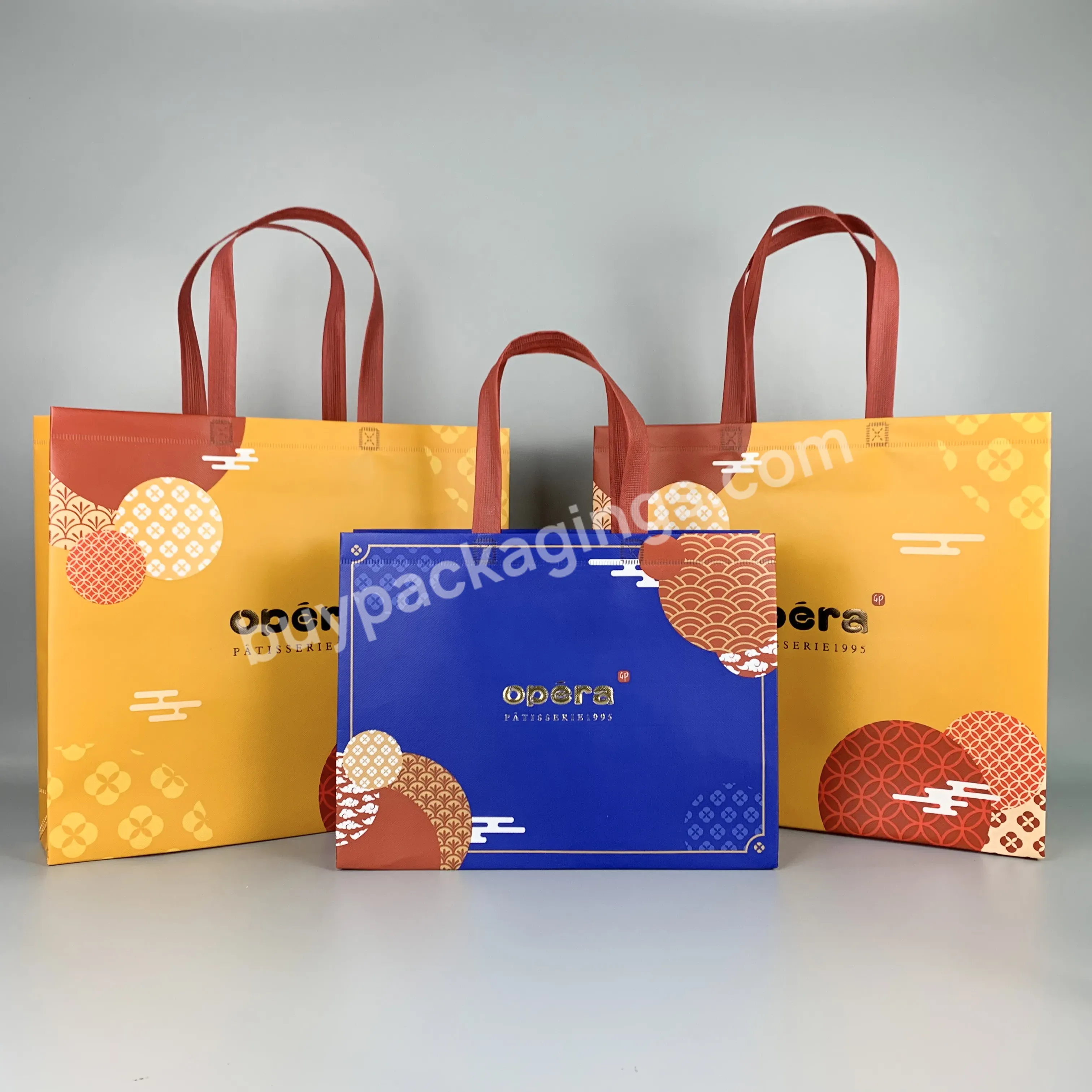 New Recommend Eco-friendly Reusable Waterproof Foldable Customized Logo Non Woven Shopping Bag