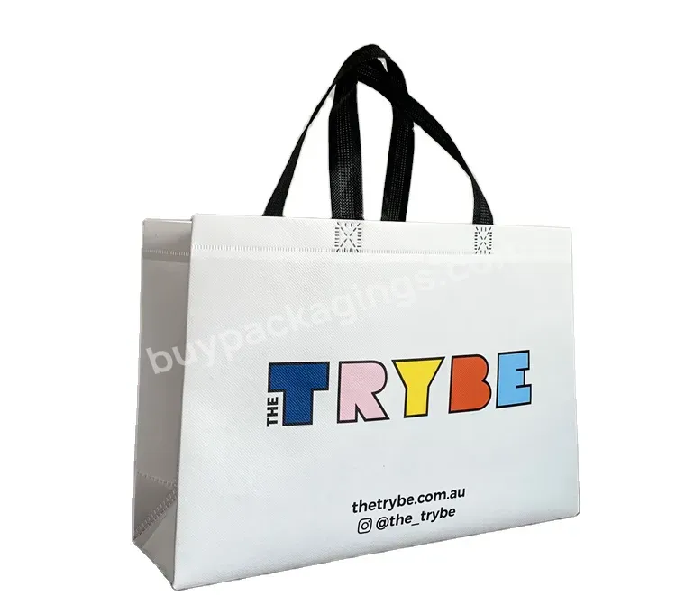 New Style Fashionable Reusable Recyclable Oilproof Portable Laminated Non Woven Bag For Gift Packing