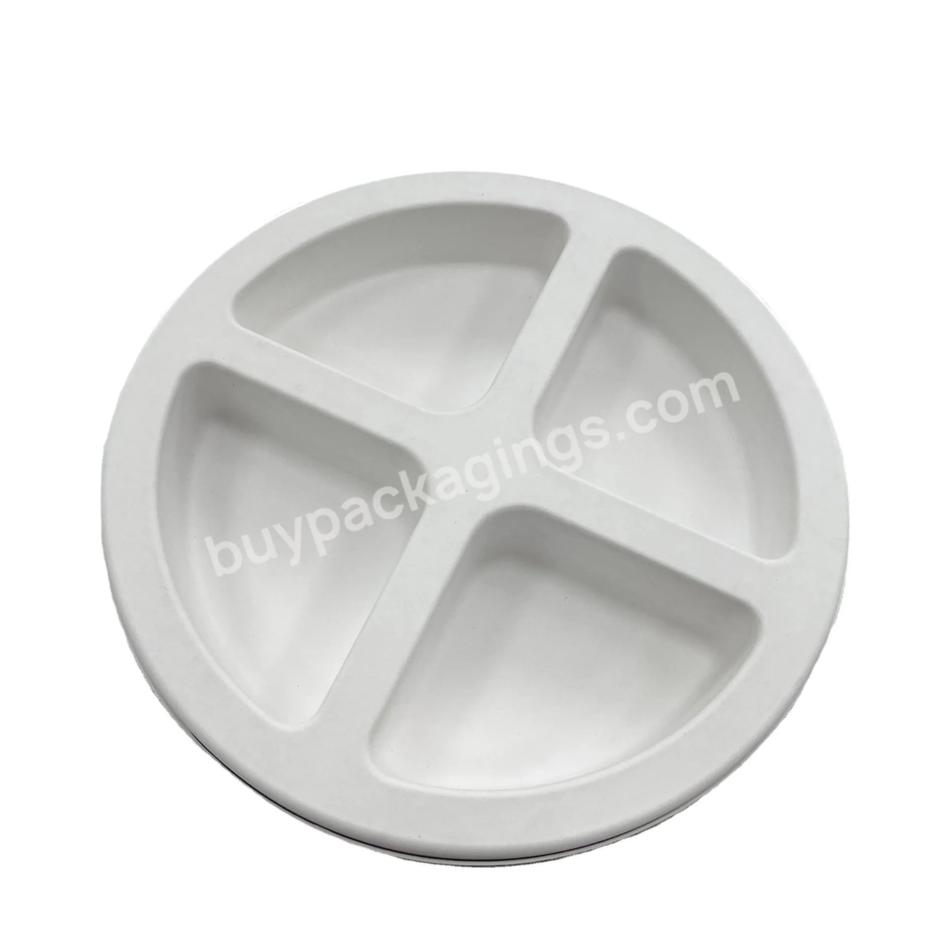 New Wholesale Fashion Disposable Foil Stamping Wet Pressure Cosmetics Bagasse Paper Packaging Round Tray Box - Buy Disposable Round Tray Box,Wet Pressure Cosmetics Box,Paper Packaging Box.