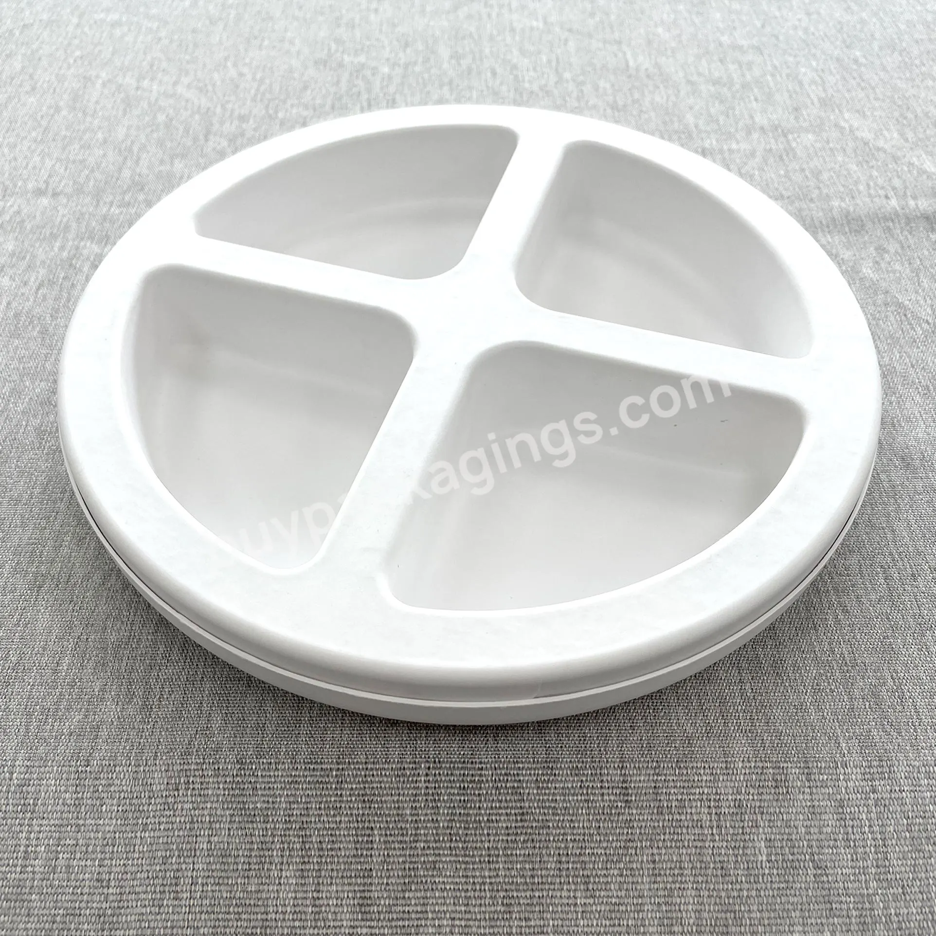 New Wholesale Fashion Disposable Foil Stamping Wet Pressure Cosmetics Bagasse Paper Packaging Round Tray Box - Buy Disposable Round Tray Box,Wet Pressure Cosmetics Box,Paper Packaging Box.