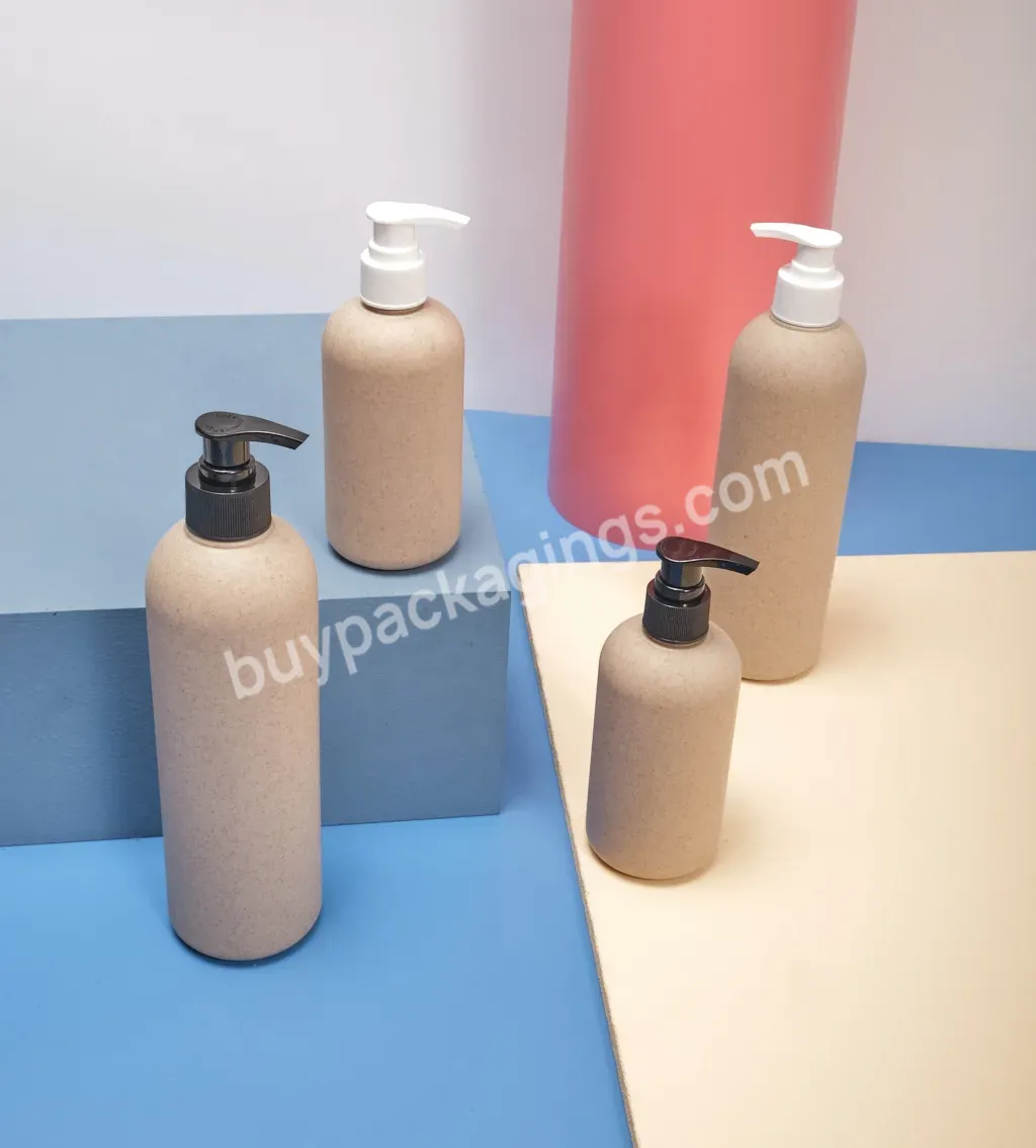 Newest Design High Quality Customized Environmentally Friendly Degradable Wheat Straw Plastic Lotion Bottle - Buy Lotion Bottle,Custom Lotion Bottle,Eco Friendly Lotion Bottle.