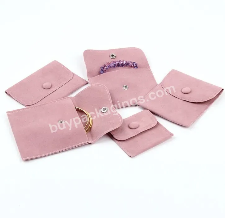 Newest Luxury Fabric Jewelry Divider Card Insert Snap Closure Suede Earring Bag - Buy Jewelry Bag Pouch,Jewelry Bag Pouch Custom Logo,Jewelry Bags Custom.