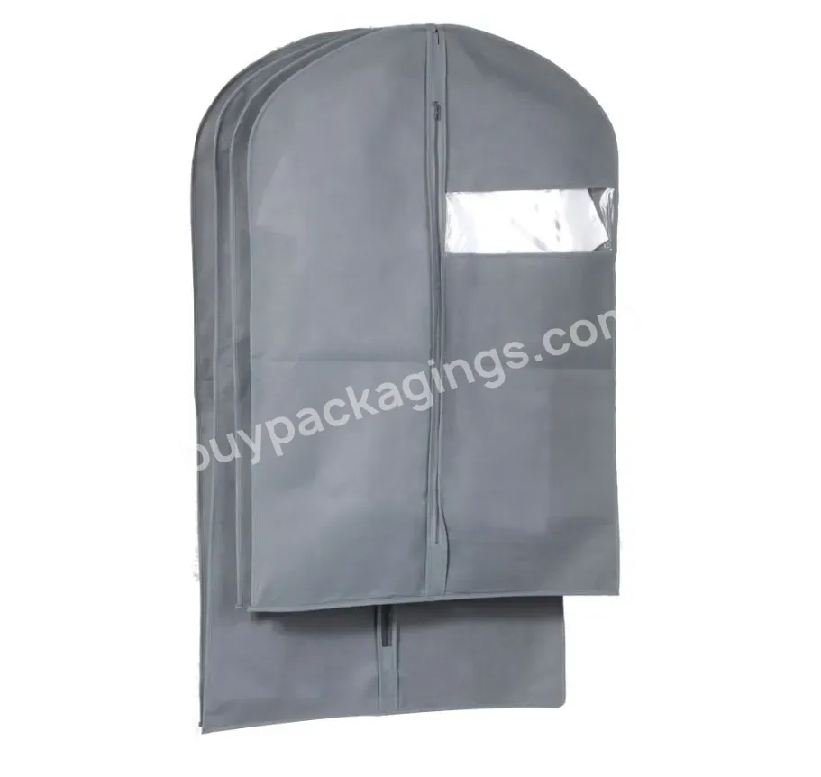 Non-woven Clothing Dust Covers Suit Clothes Protector Case Home Storage Case Hanging Garment Bag - Buy Hanging Garment Bag,Suit Clothes Protector Case,Non-woven Clothing Dust Covers.