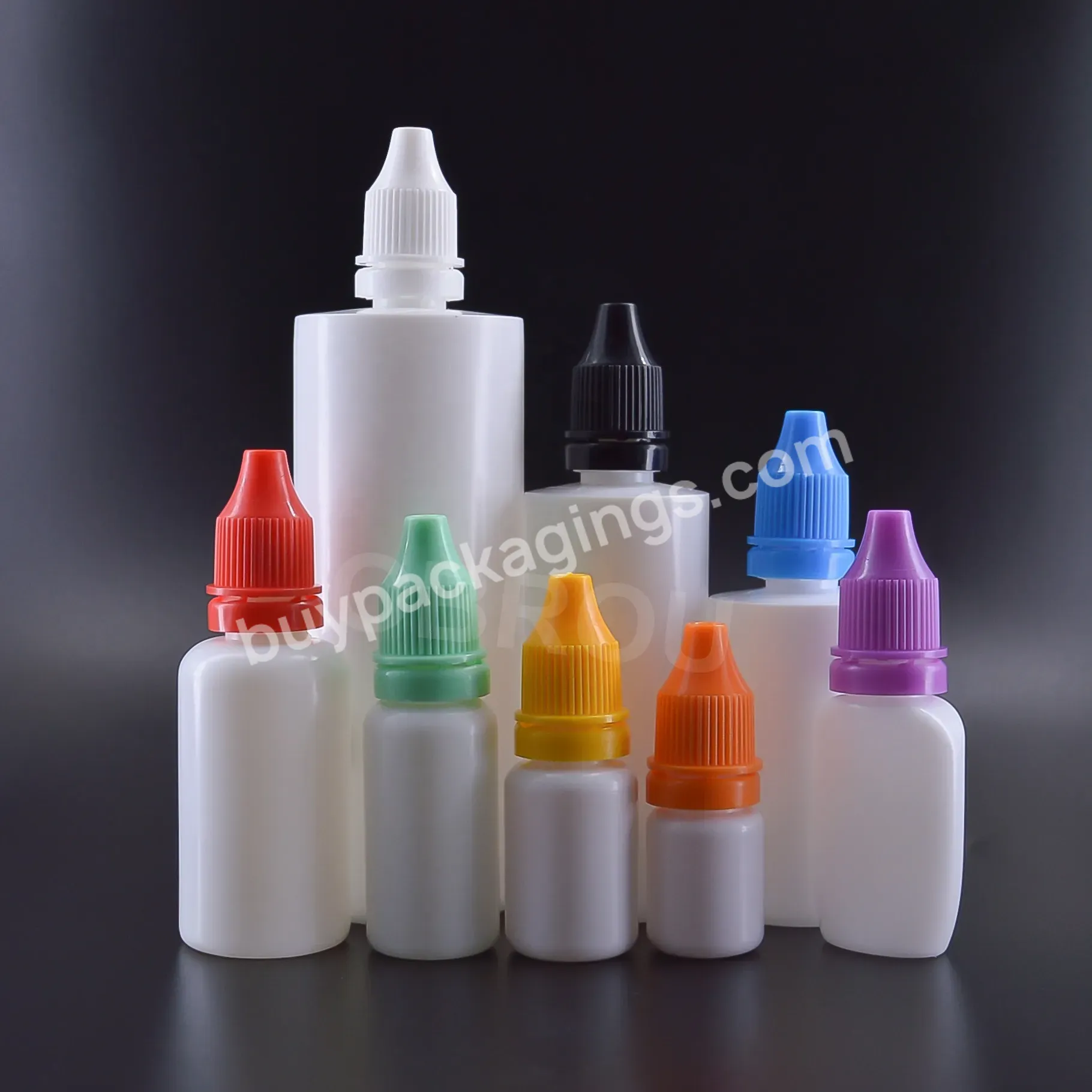 Obrou Milky White 15ml Pe Plastic Squeeze Dropper Bottles With Labels For Eye Drop - Buy Dropper Bottles With Labels,15ml Plastic Dropper Bottle,Plastic Squeeze Dropper Bottles.