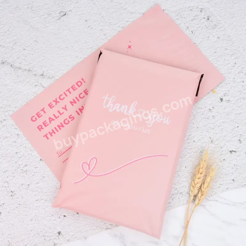 Odm Biodegradable Compostable Small Matte Pink Mailer Poly Envelope Packaging Shipping Courier Polythene Postal Bag For Shipping - Buy Biodegradable Compostable Pink Mailer Bag,Polythene Postal Bag For Clothing,Mailer Poly Envelope Packaging Bag.