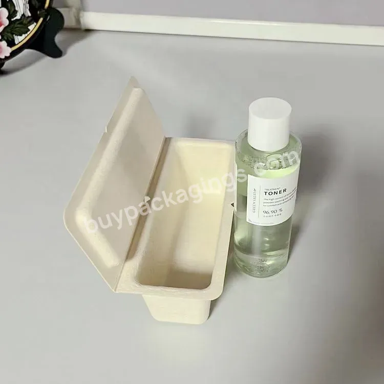 Odm / Oem Disposable Bamboo Fiber Boxes Raw Material For Disposable Packaging Container Bamboo Pulp Embossed Inner