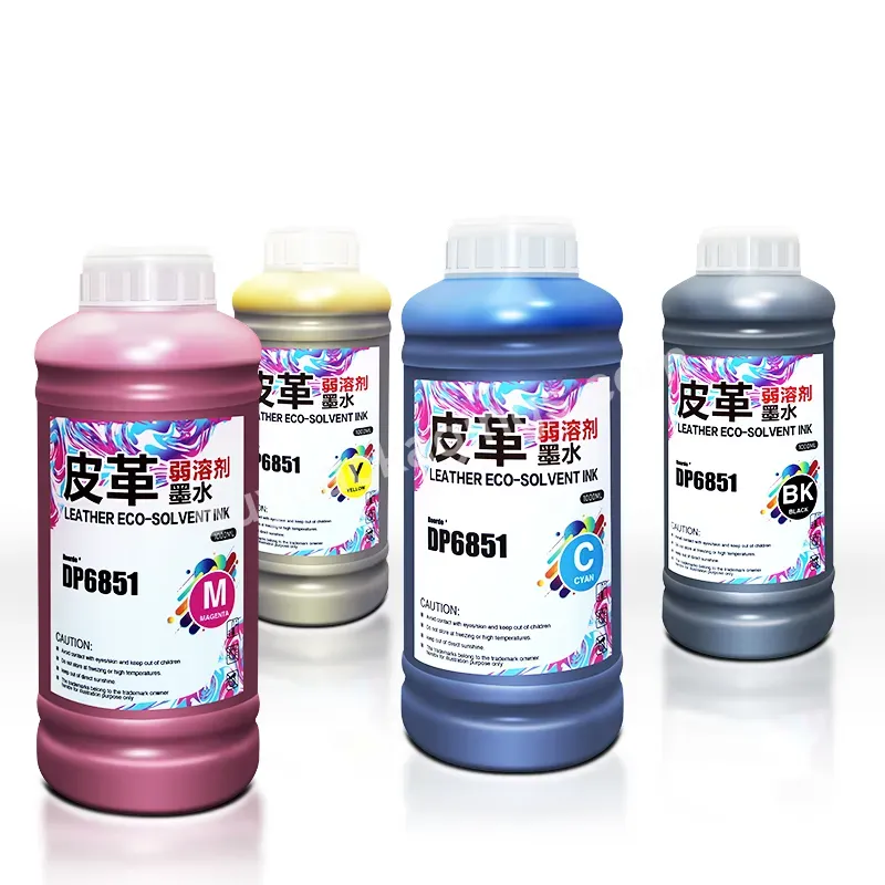 Odorless 1000ml/bottle Leather Eco Solvent Ink For Leather Materials Eco-solvent Ink For Inkjet Printer - Buy Eco Solvent Ink,Eco-solvent Ink For Ep Printer,Leather Eco Solvent Ink.