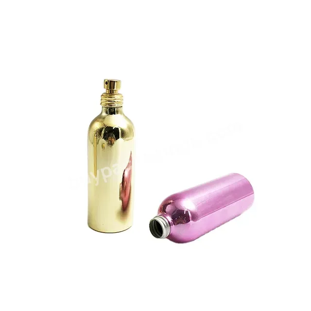Oem 100ml Rose Gold Aluminum Perfume Bottles - Buy Aluminum Bottle,Aluminum Perfume Bottle,Cosmetic Aluminum Bottle.