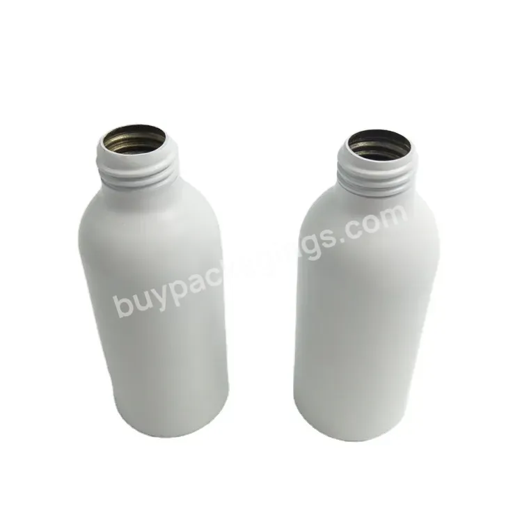 Oem 120ml Matt White Aluminum Pump Sprayer Bottle For Cosmetic Packaging