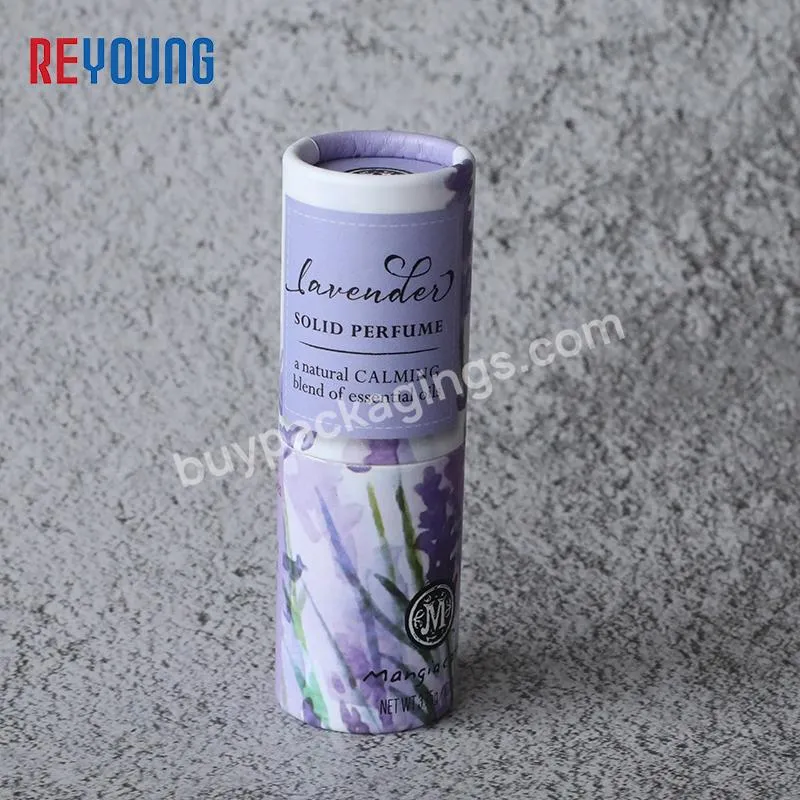 OEM 14g Custom Printed Twistable Lip Balm Container Twist Up Recyclable Cosmetic Paper Jar Cardboard Tube Packaging Manufacturer