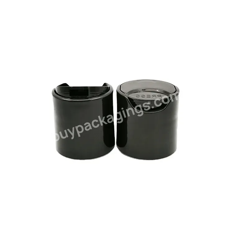 Oem Custom 24/410 Non Leak Plastic Pp Black Disc Water Cap Manufacturer/wholesale - Buy Pp Disc Cap.