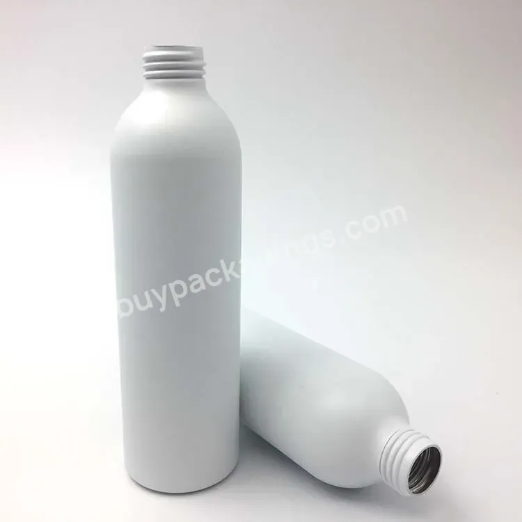 Oem Custom 250ml Matte White Aluminum Bottle Aluminum Cosmetic Packaging Bottles