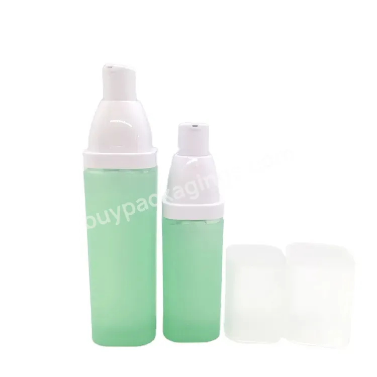 Oem Custom Factory Hot Sale Cosmetics Packaging Frosted Green Lotion Bottle 30ml Skin Care Acrylic Pump Bottle - Buy Acrylic Pump Bottle,Lotion Pump Bottle,Acrylic Bottle.