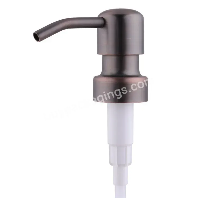 Oem Custom Metal Stainless Steel Empty Dispenser Pump Polished Cosmetic Metal Soap Lotion Bottle Pump For Plastic Cosmetic Bottle Manufacturer/wholesale Manufacturer - Buy Metal Soap Lotion Pump,Pump For Plastic Bottle,Dispenser Pump.