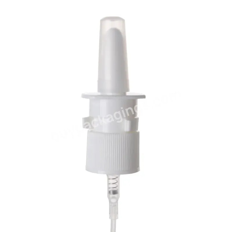 Oem Custom Wholesale Plastic Refillable White Nasal Sprayer 18/410 20/410 - Buy Plastic White Nasal Sprayer 18/410,Plastic Bottle Nose Sprayer 20/410,Pharmaceutical Nose Sprayer Pump.