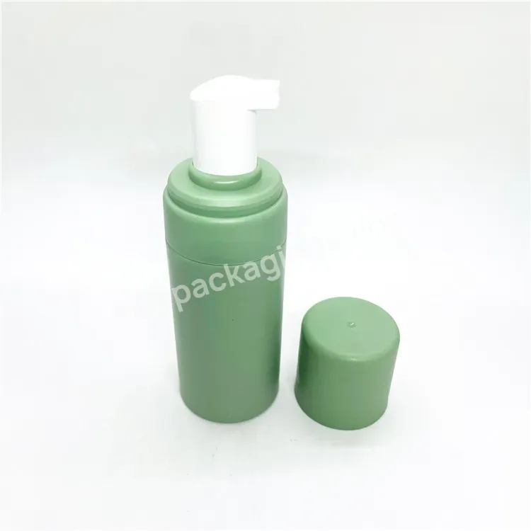 Oem Empty Plastic Foam Pump Bottle 30ml 50ml 100ml 150ml 200ml Frosted Pet Facial Cleanser Mousse Foam Pump Bottle