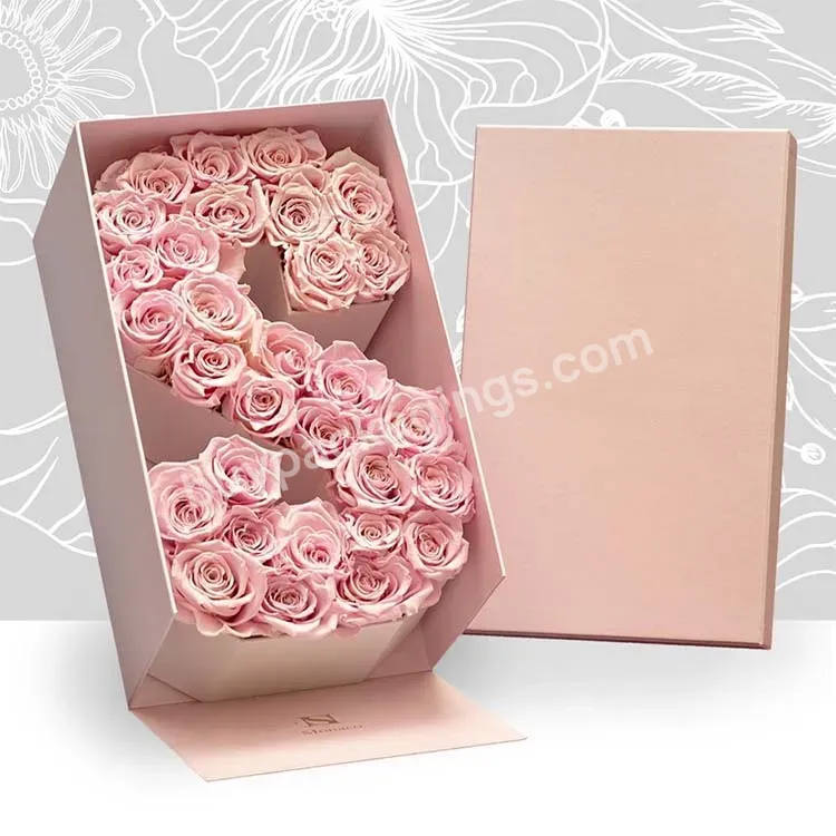 Oem Factory Custom Letters Gift Verpakking Packaging Flower Boxes Letters - Buy Flower Boxes Letters,Letters Gift Verpakking Packaging,Bloem Dozen Decoratie Flower Boxes Letters.