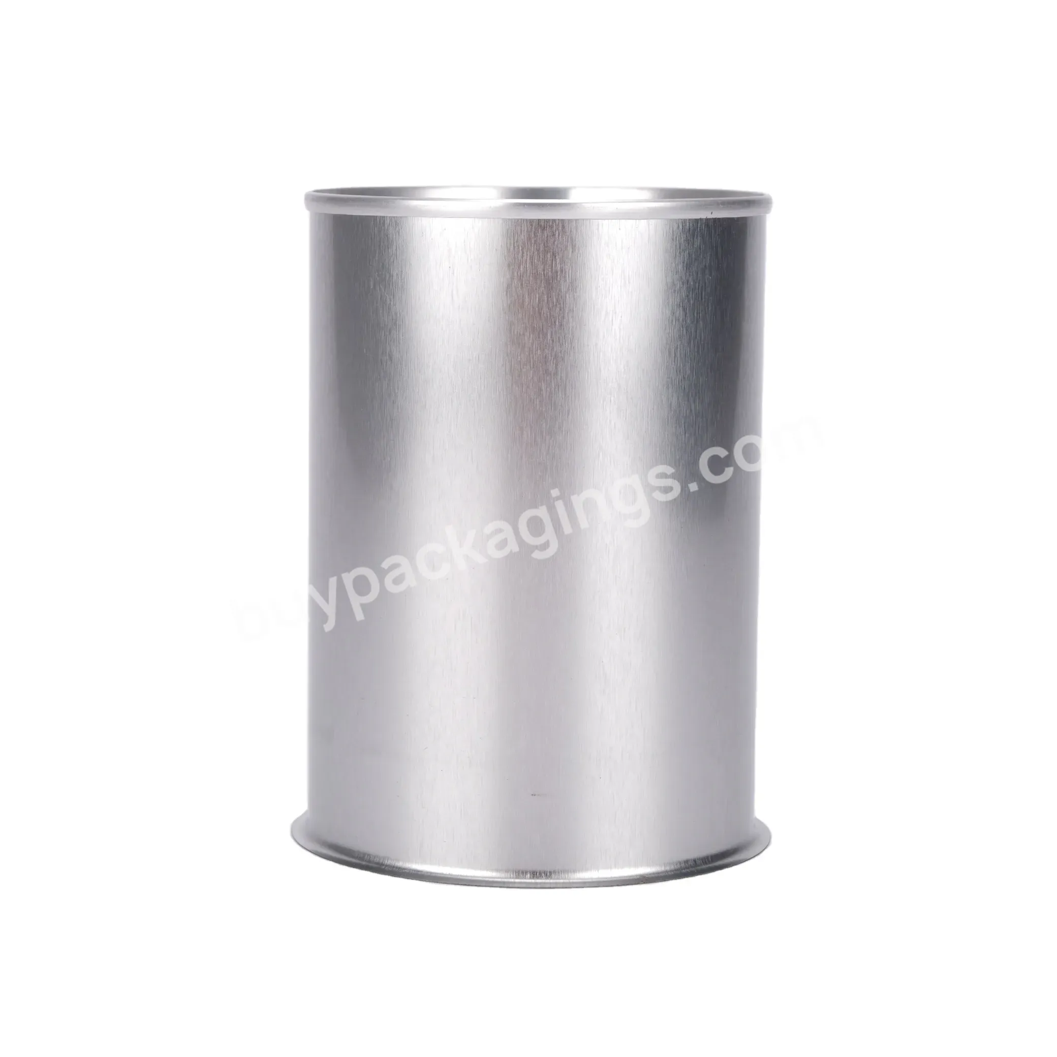Oem Food Safe Substitute Powder Packing Metal Tin Can With Easy Open Lid - Buy Round Tin Can,Substitute Powder Tin Can,Metal Tin Can Easy Open Top.