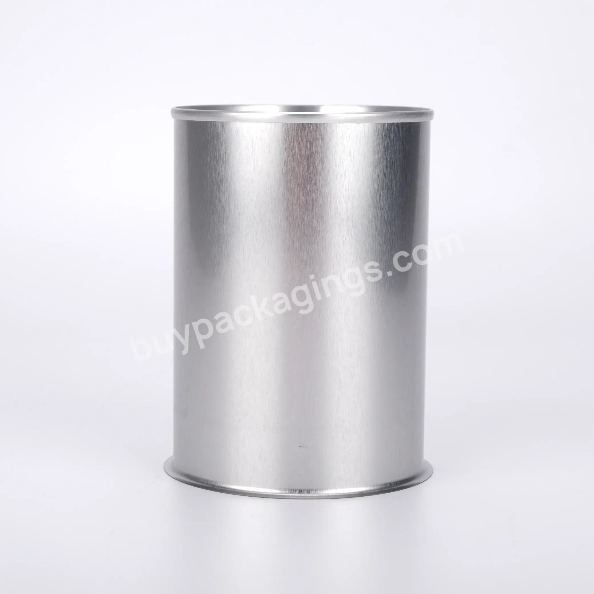 Oem Food Safe Substitute Powder Packing Metal Tin Can With Easy Open Lid - Buy Round Tin Can,Substitute Powder Tin Can,Metal Tin Can Easy Open Top.