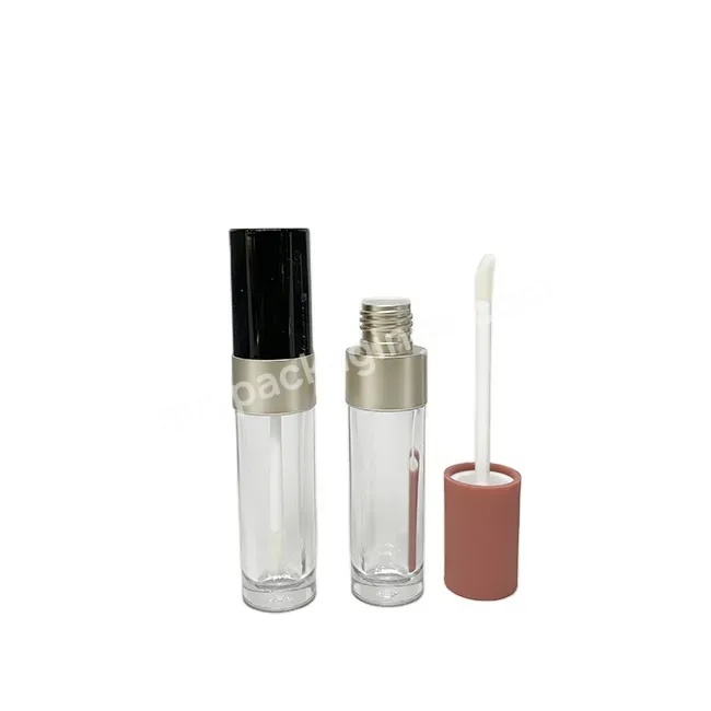 Oem Gold Cap Lipstick Packaging With Logo Decorated