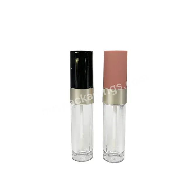 Oem Gold Cap Lipstick Packaging With Logo Decorated