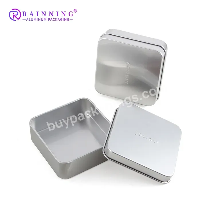 Oem Hot Sales Candy Gift Packing Container Metal Tea Tin Can Square Rectangle Aluminum Tin Square Tin Box For Tea - Buy Aluminum Tin Square,Cosmetic Aluminum Tin Square,Metal Tea Tin Can Square Rectangle Aluminum.