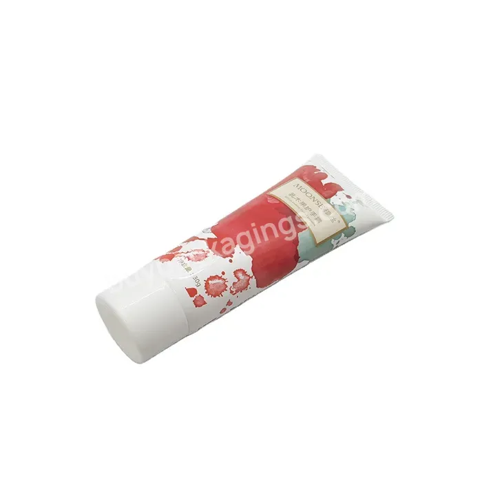 Oem Hot-selling 50g 75g 100g Cosmetic Packaging Hand Cream Plastic Tube Empty Squeeze Plastic Soft Tube Wholesale