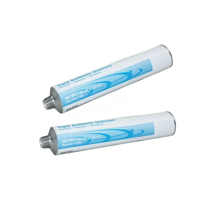 Oem Odm Aluminum Tube Packaging For Ointment 5g 10g 15g 20g Pharma Cream Tube